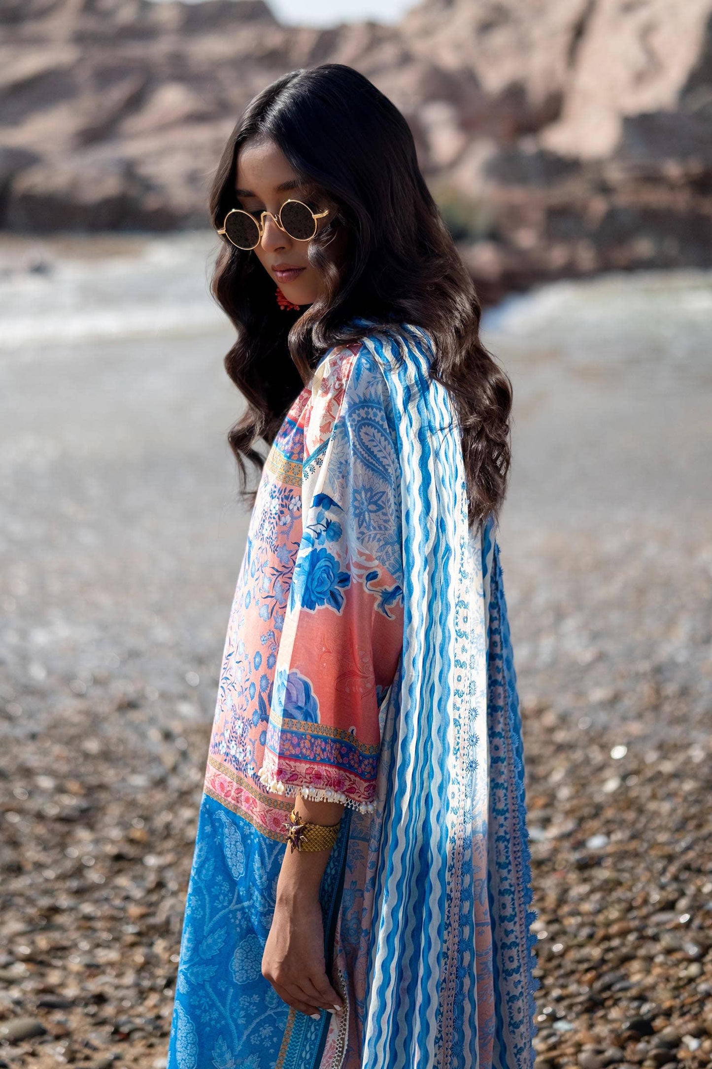 Sana Safinaz | Mahay Spring 24 | H241-028B-2BG - Ladies Clothes - Maria Faisal