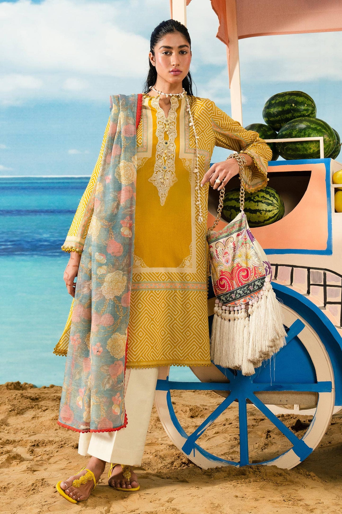 Sana Safinaz | Mahay Summer Lawn 24 | S-18 - Waniyas