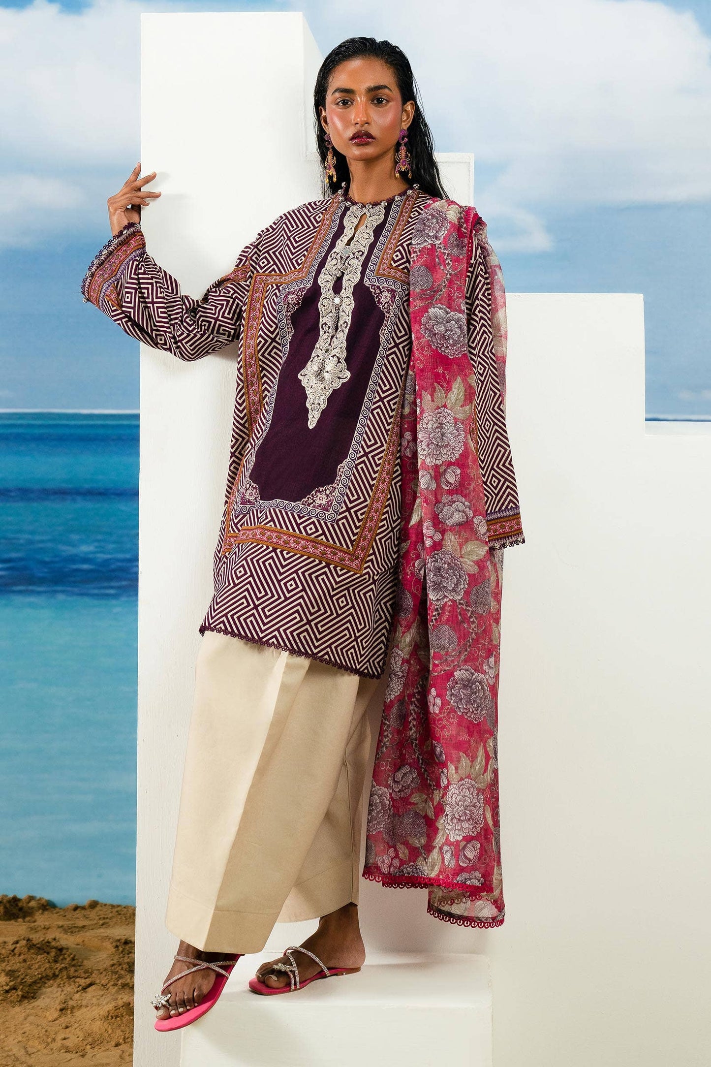Sana Safinaz | Mahay Summer Lawn 24 | S-17 - Waniyas