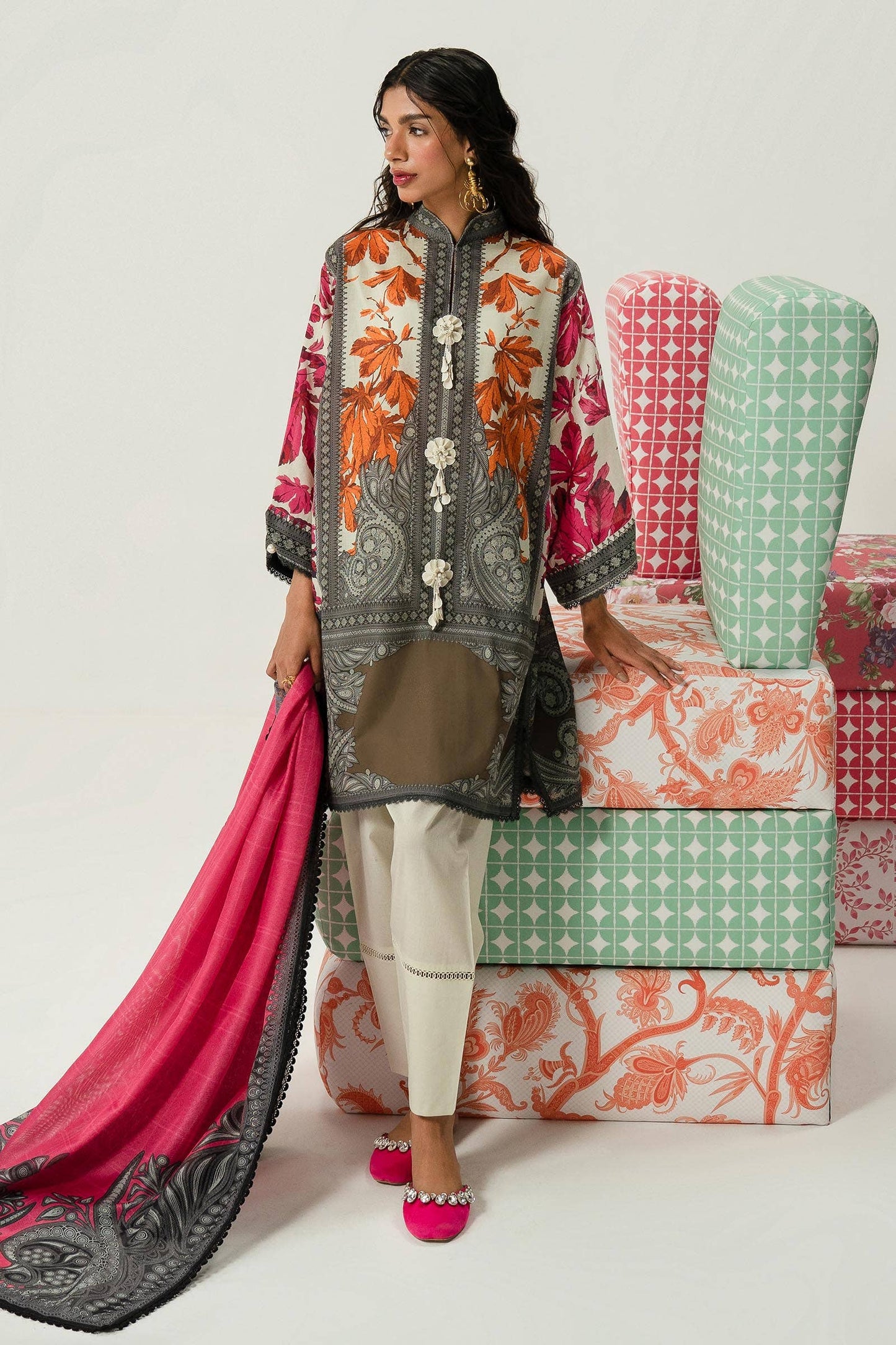 Sana Safinaz | Mahay Summer Lawn 24 | S-10 - Waniyas