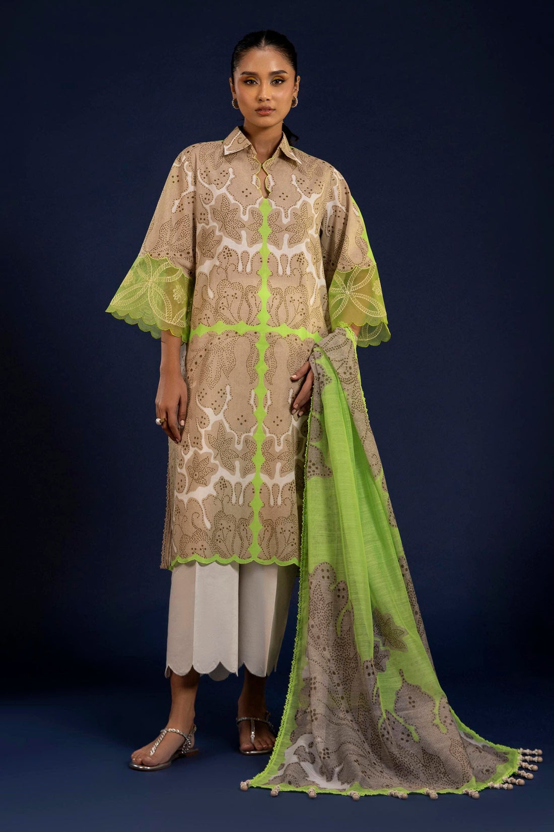 Sana Safinaz | Mahay Spring 25 | H251-004B-2DD - Ladies Clothes - Maria Faisal
