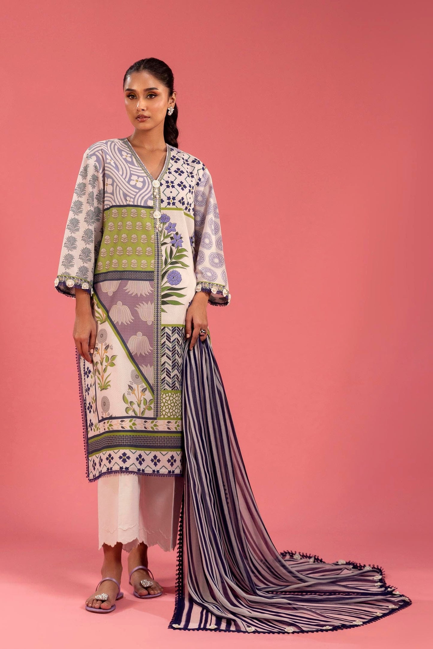 Sana Safinaz | Mahay Spring 25 | A-06 - Ladies Clothes 