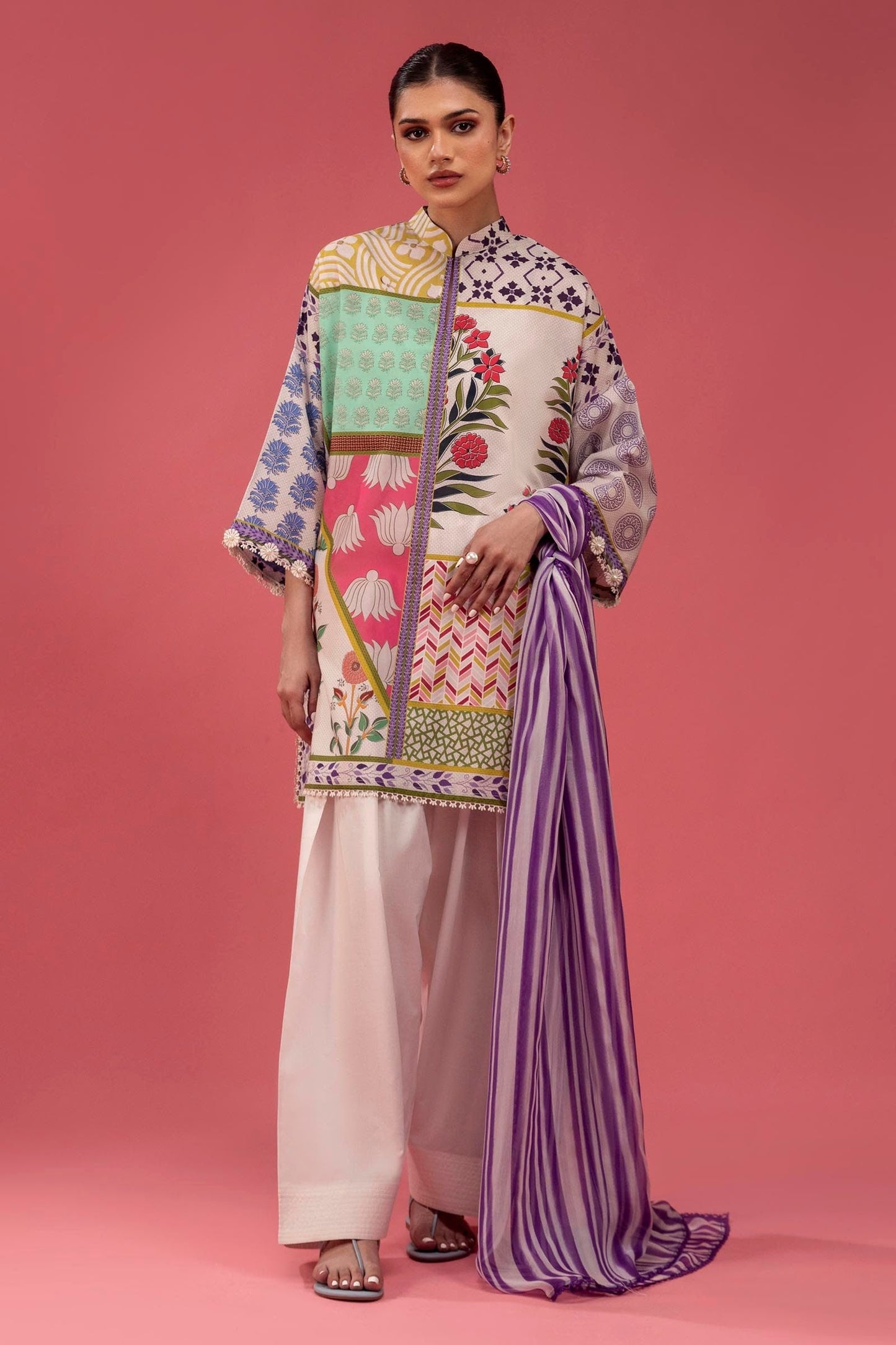 Sana Safinaz | Mahay Spring 25 | A-05 - Ladies Clothes 