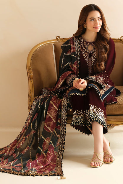 Jazmin | Velvet Edit 24 | Velvet Formal VF-2038 - Ladies Clothes - Maria Faisal