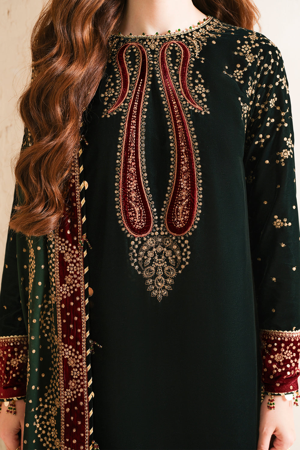 Jazmin | Velvet Edit 24 |  Velvet Formal VF-2034 - Wedding Dress - Maria Faisal