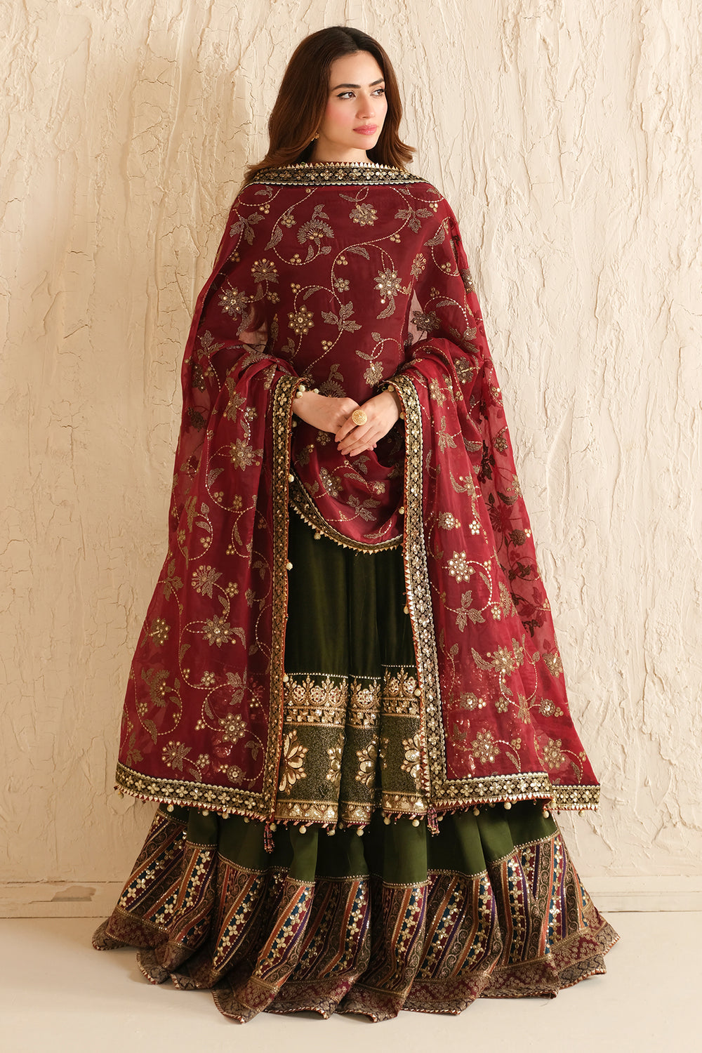 Jazmin | Velvet Edit 24 | Velvet Formal VF-2036 - Wedding Dress - Maria Faisal