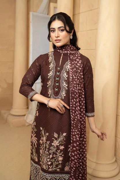 Hemstitch | Summer Luxury Lawn 24 | Mulberry - Ladies Clothes - Maria Faisal