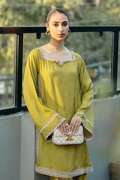 Vanya | Co Ords | CO-30 - Casual Dress - available at Maria Faisal in UK and USA.