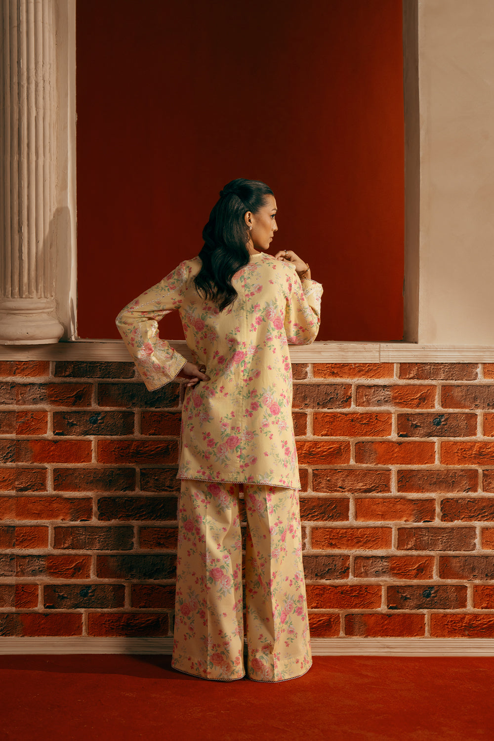 Saira Rizwan | Joolie Co ords | YELLOW-JBP25-01 - Ladies Clothes - Maria Faisal