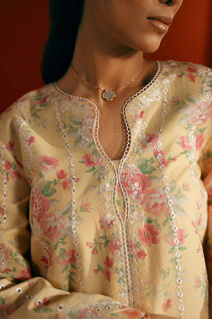 Saira Rizwan | Joolie Co ords | YELLOW-JBP25-01 - Ladies Clothes - Maria Faisal