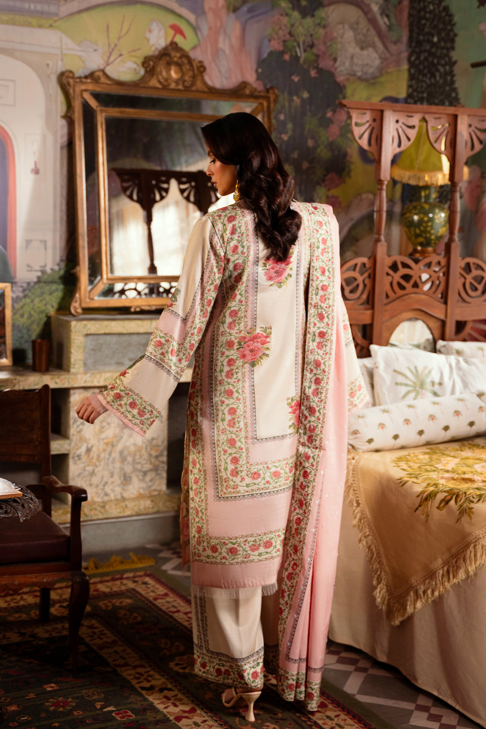 Saira Rizwan | Dahini Silk Pret | ADELIA -SRLP07-25 by Maria Faisal - Registered Vendor of : Saira Rizwan - type : Ladies Clothes - 100% original wedding dresses