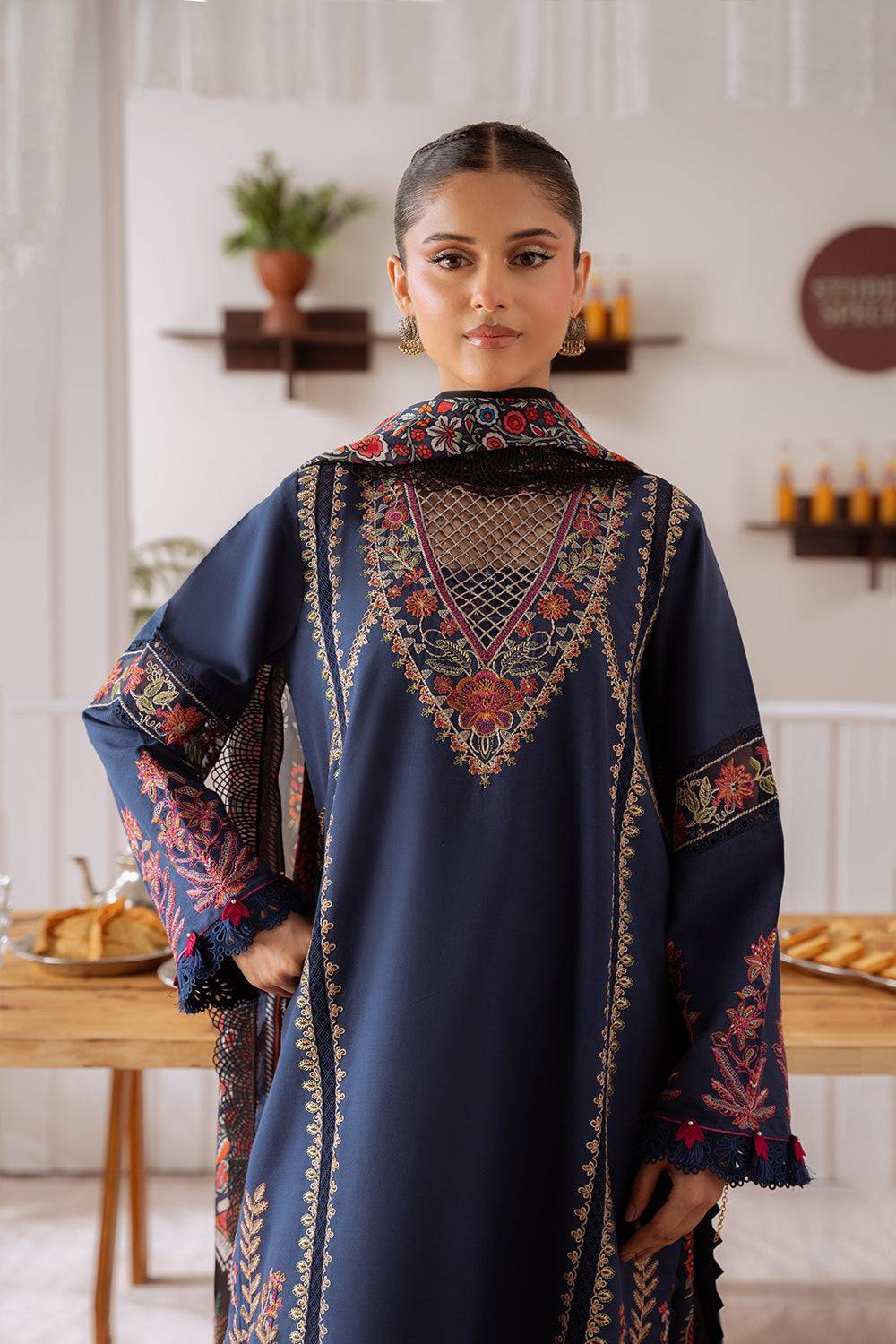 Saira Rizwan | Laanem Summer Lawn 25 | ELIF-A-SRL25-05 by Maria Faisal - Registered Vendor of : Saira Rizwan - type : Ladies Clothes - 100% original wedding dresses