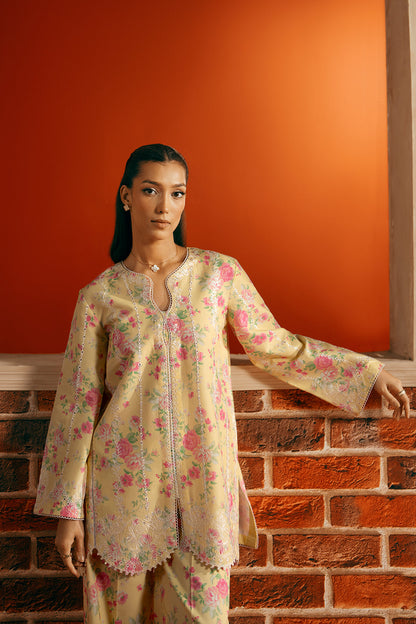 Saira Rizwan | Joolie Co ords | YELLOW-JBP25-01 - Ladies Clothes - Maria Faisal