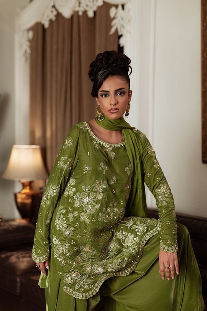 Saira Rizwan | Velvet Pret 25 | KAHWA-SRVP25-08 - Formal Dress - available at Maria Faisal in UK and USA.