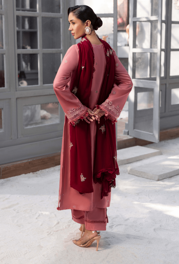 Humdum | Fareesha 26 | D04 - is Coral dress from Humdum - Ladies Clothes - Maria Faisal