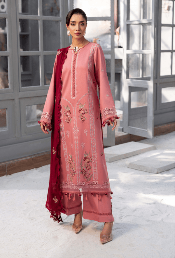 Humdum | Fareesha 26 | D04 - is Coral dress from Humdum - Ladies Clothes - Maria Faisal