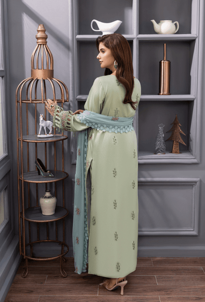 Humdum | Fareesha 26 | D06 - is Pastel Mint dress from Humdum - Ladies Clothes - Maria Faisal