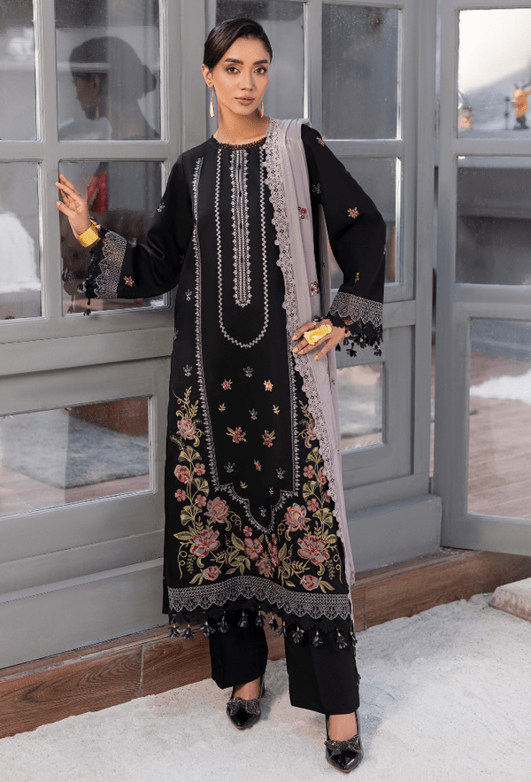 Humdum | Fareesha 26 | D10 - is Black dress from Humdum - Ladies Clothes - Maria Faisal