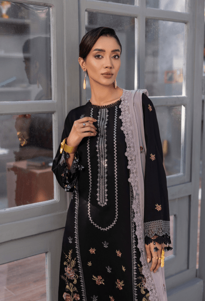 Humdum | Fareesha 26 | D10 - is Black dress from Humdum - Ladies Clothes - Maria Faisal