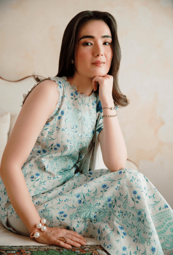 Humdum | Layla 25 | D01 - is White dress from Humdum - Ladies Clothes - Maria Faisal