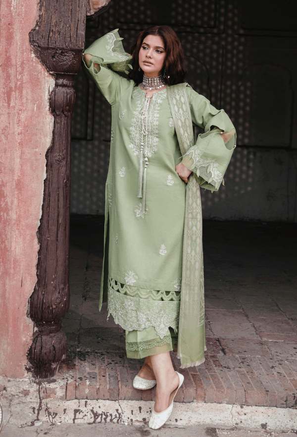 Humdum | Onora Chapter 2 | D06 - is Mint Green dress from Humdum - Ladies Clothes - Maria Faisal