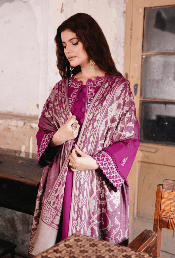 Humdum | Onora Chapter 2 | D07 - is Magenta dress from Humdum - Ladies Clothes - Maria Faisal