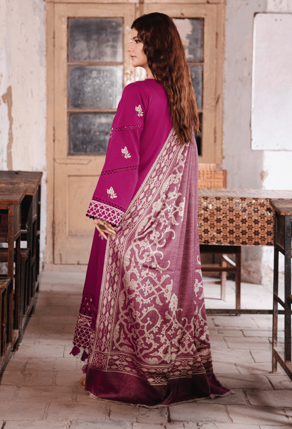 Humdum | Onora Chapter 2 | D07 - is Magenta dress from Humdum - Ladies Clothes - Maria Faisal