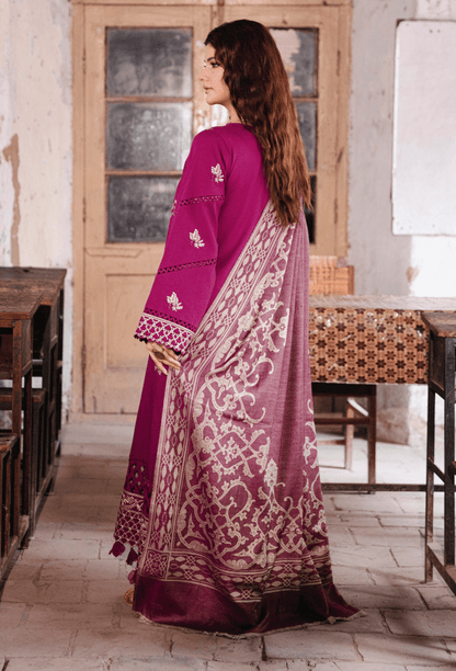 Humdum | Onora Chapter 2 | D07 - is Magenta dress from Humdum - Ladies Clothes - Maria Faisal