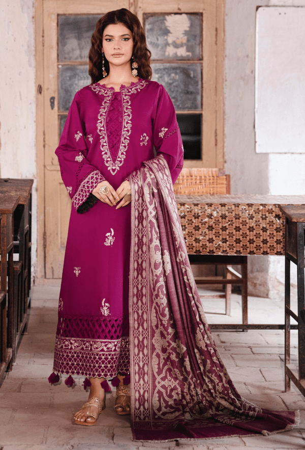 Humdum | Onora Chapter 2 | D07 - is Magenta dress from Humdum - Ladies Clothes - Maria Faisal