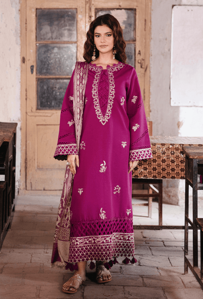 Humdum | Onora Chapter 2 | D07 - is Magenta dress from Humdum - Ladies Clothes - Maria Faisal