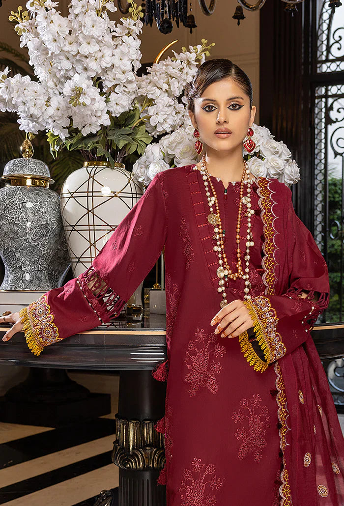 Humdum | Charlotte Chikankari Lawn | D08 - Ladies Clothes 