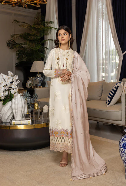 Humdum | Charlotte Chikankari Lawn | D04 - Ladies Clothes 