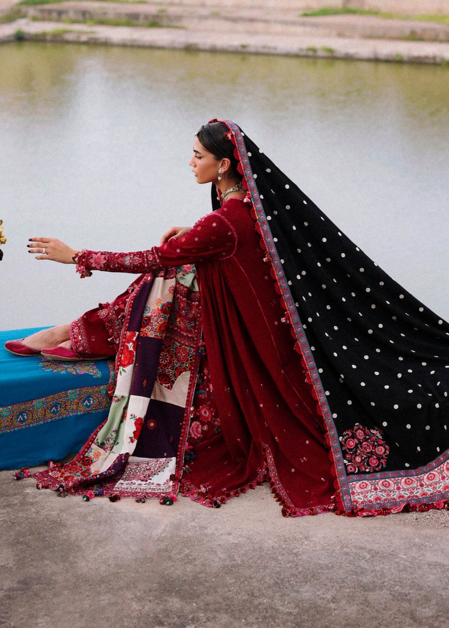 Hussain Rehar | Karandi 25 | Pankhuri - Casual Wear - available at Maria Faisal in UK and USA