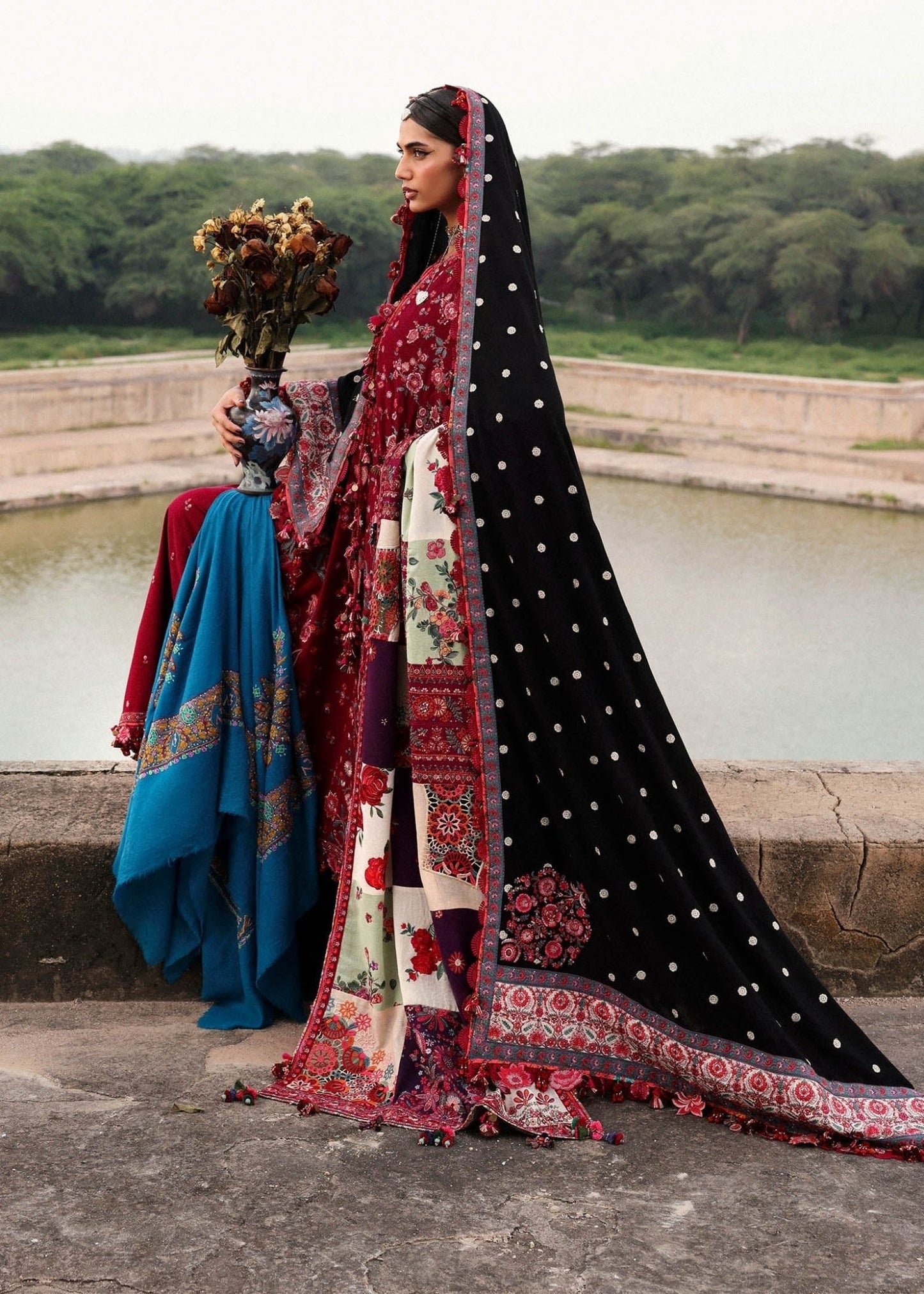 Hussain Rehar | Karandi 25 | Pankhuri - Casual Wear - available at Maria Faisal in UK and USA