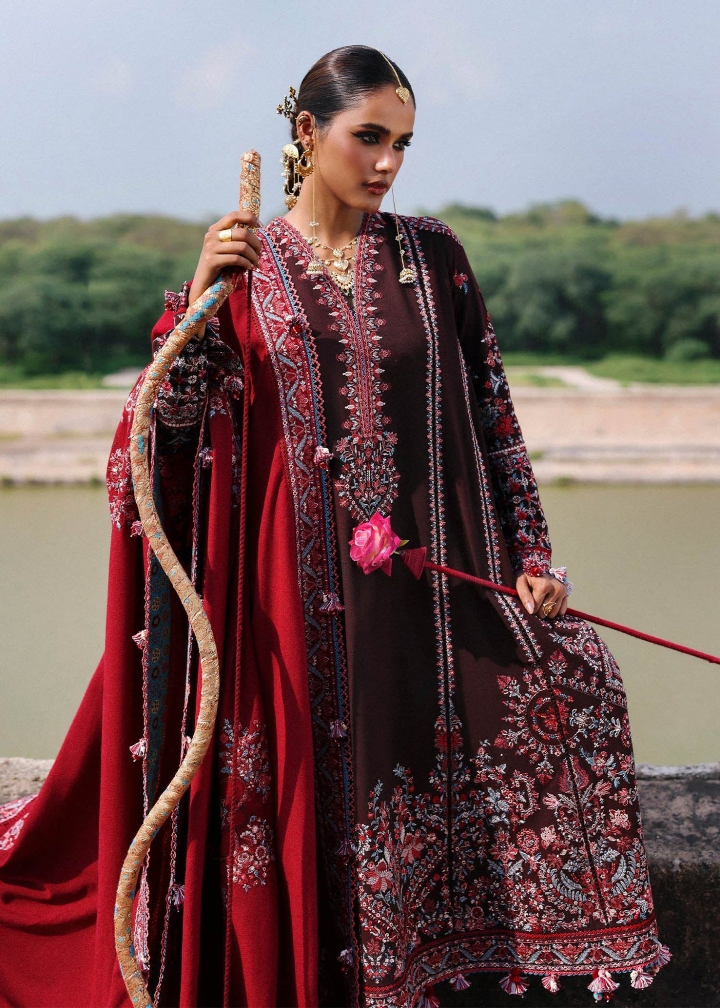 Hussain Rehar | Karandi 25 | Pari - Casual Wear - available at Maria Faisal in UK and USA