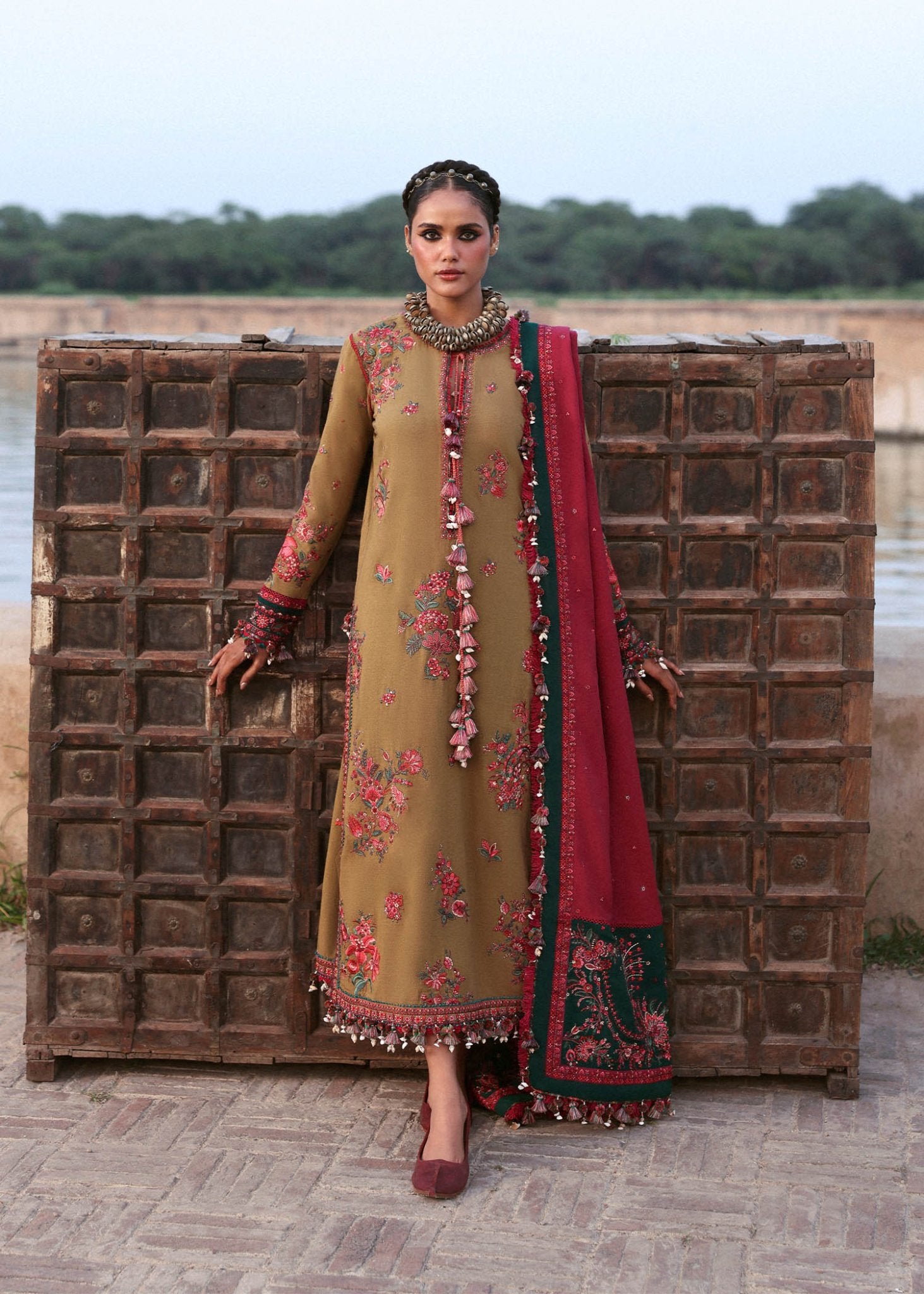 Hussain Rehar | Karandi 25 | Rumi - Casual Wear - available at Maria Faisal in UK and USA
