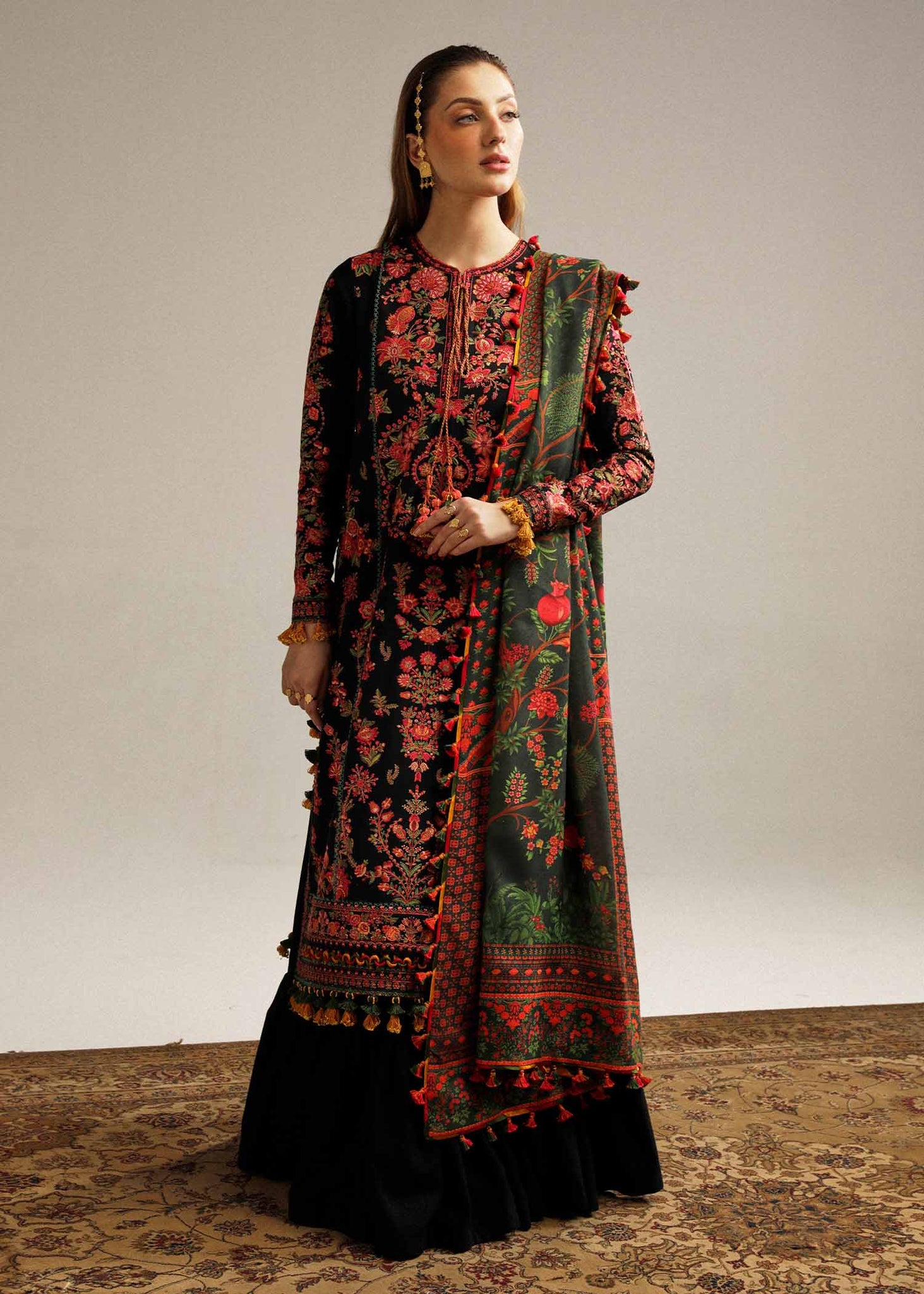 Hussain Rehar | Winter Shawl Khaddar 23 | Raat