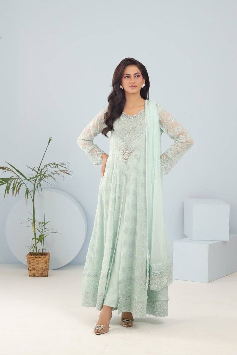 Panache | Pret | Ice Breeze by Maria Faisal - Registered Vendor of : Panache By Mona - type : Ladies Clothes - 100% original wedding dresses