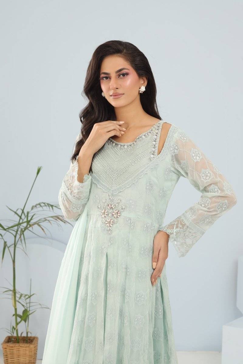 Panache | Pret | Ice Breeze by Maria Faisal - Registered Vendor of : Panache By Mona - type : Ladies Clothes - 100% original wedding dresses