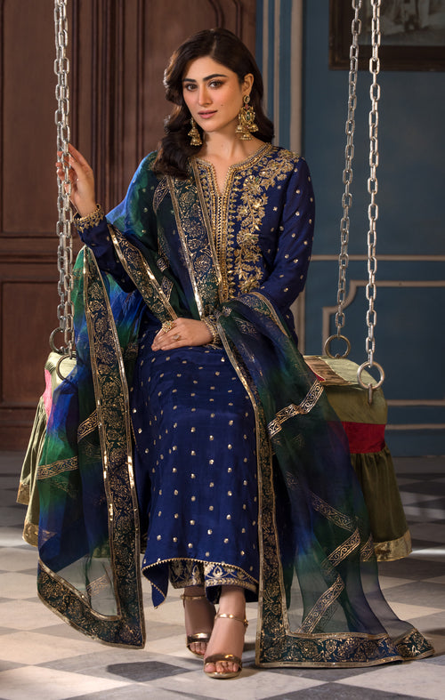 Maya | Mehr o Mah Formals | NOVERA - Designer Dress with Intricate embroidery and embellishments. Shop elegent wedding dress at Maria Faisal.