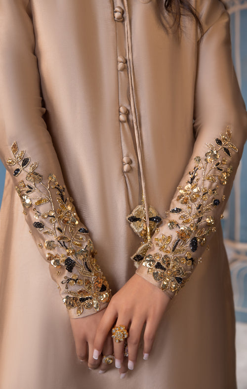 Maya | Mehr o Mah Formals | MAELIS - Designer Dress with Intricate embroidery and embellishments. Shop elegent wedding dress at Maria Faisal.