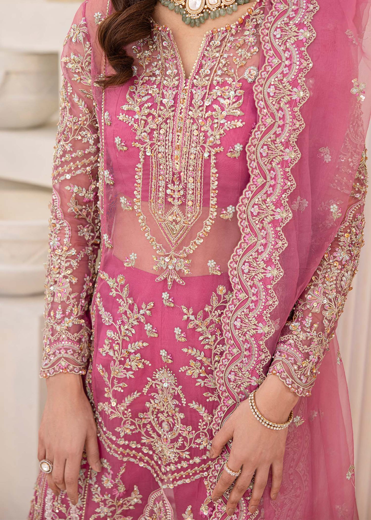 Kanwal Malik | Mirha Eid Luxury Pret 25 | Risha by Maria Faisal - Registered Vendor of : Kanwal Malik - type : Ladies Clothes - 100% original wedding dresses