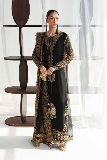 Qalamkar | Chiffon 26 | QCC-06 WALIYA - Formal Dress - available at Maria Faisal in UK and USA.
