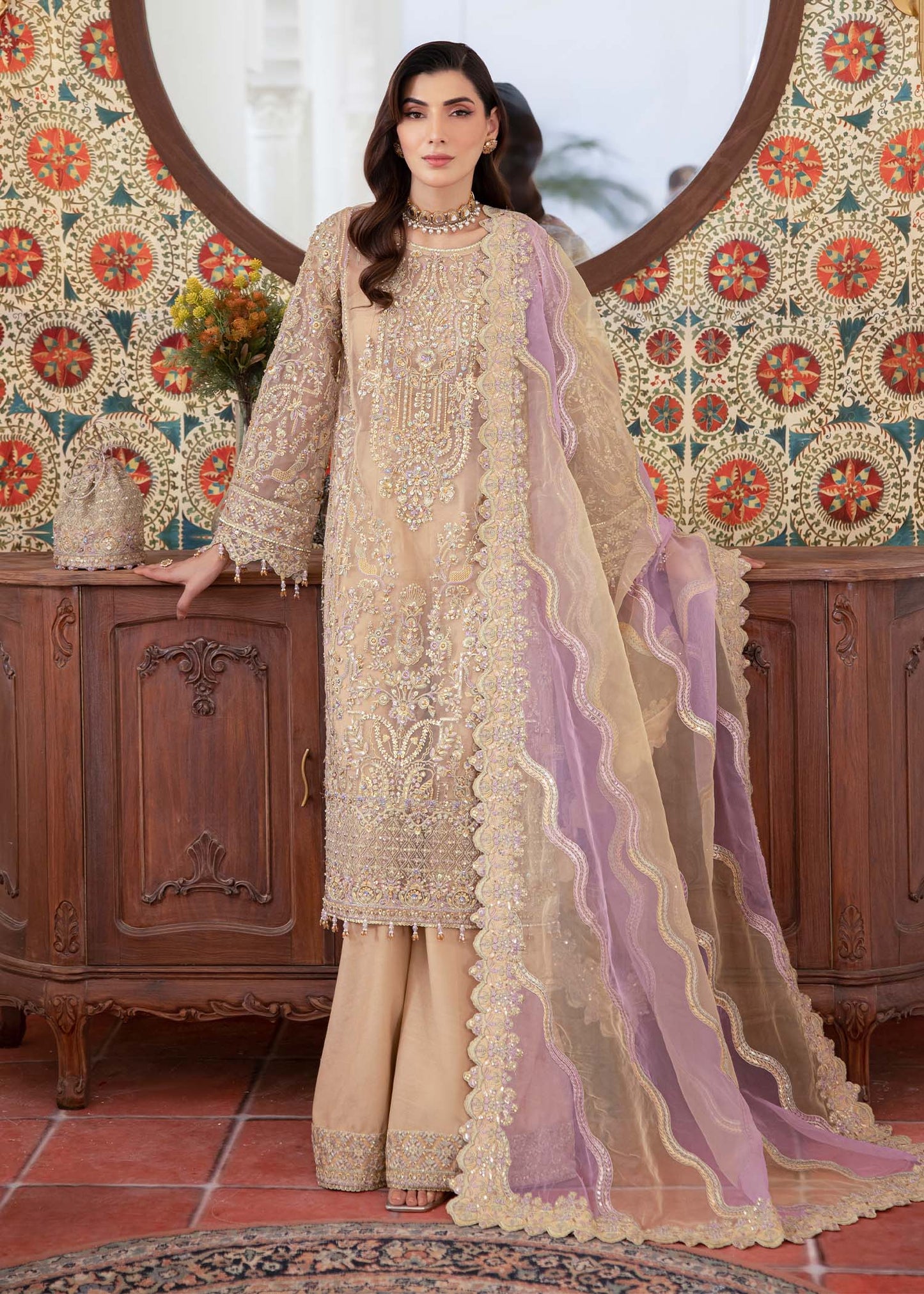 Kanwal Malik | Mirha Eid Luxury Pret 25 | Mahin by Maria Faisal - Registered Vendor of : Kanwal Malik - type : Ladies Clothes - 100% original wedding dresses