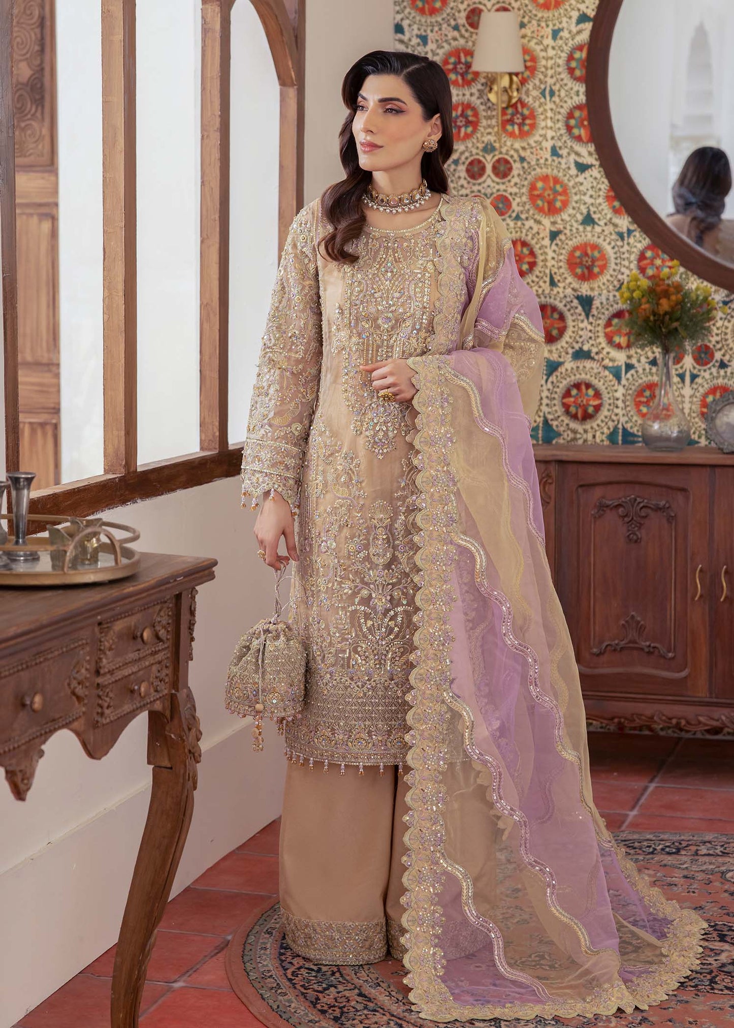 Kanwal Malik | Mirha Eid Luxury Pret 25 | Mahin by Maria Faisal - Registered Vendor of : Kanwal Malik - type : Ladies Clothes - 100% original wedding dresses