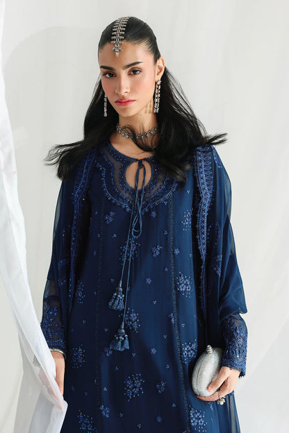 Qalamkar | Chiffon 26 | QCC-02 SHIREEN - Formal Dress - available at Maria Faisal in UK and USA.