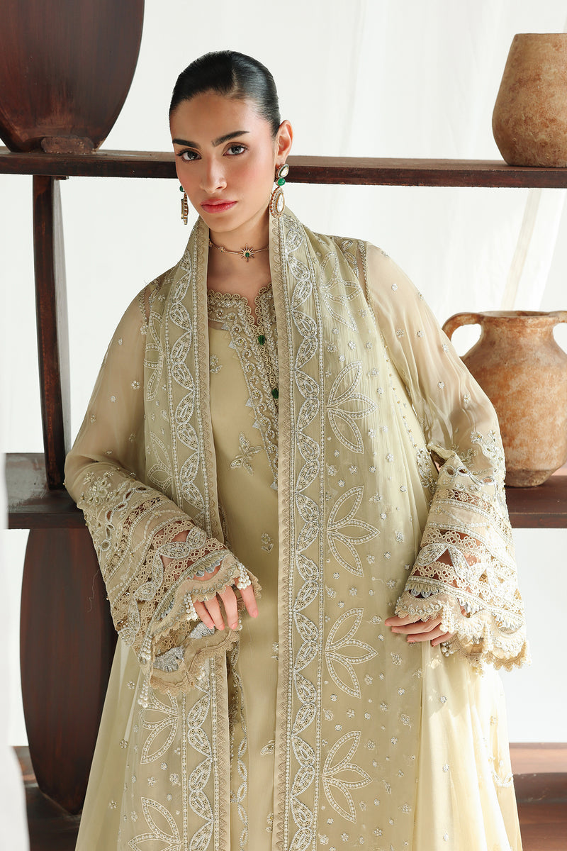 Qalamkar | Chiffon 26 | QCC-01 DEENA - Formal Dress - available at Maria Faisal in UK and USA.