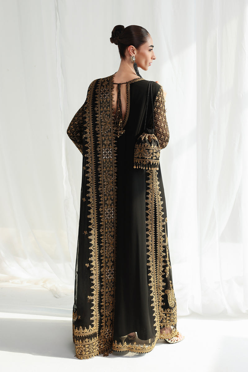 Qalamkar | Chiffon 26 | QCC-06 WALIYA - Formal Dress - available at Maria Faisal in UK and USA.