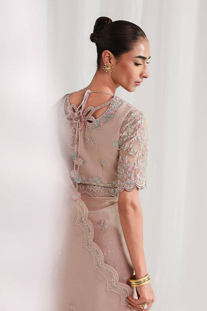 Qalamkar | Chiffon 26 | QCC-04 NOVERA - Formal Dress - available at Maria Faisal in UK and USA.