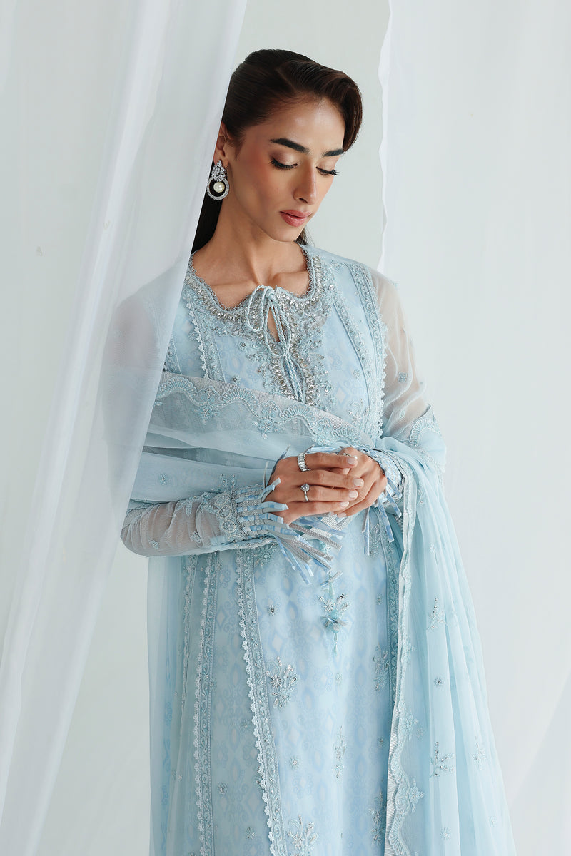 Qalamkar | Chiffon 26 | QCC-08 SONA - Formal Dress - available at Maria Faisal in UK and USA.